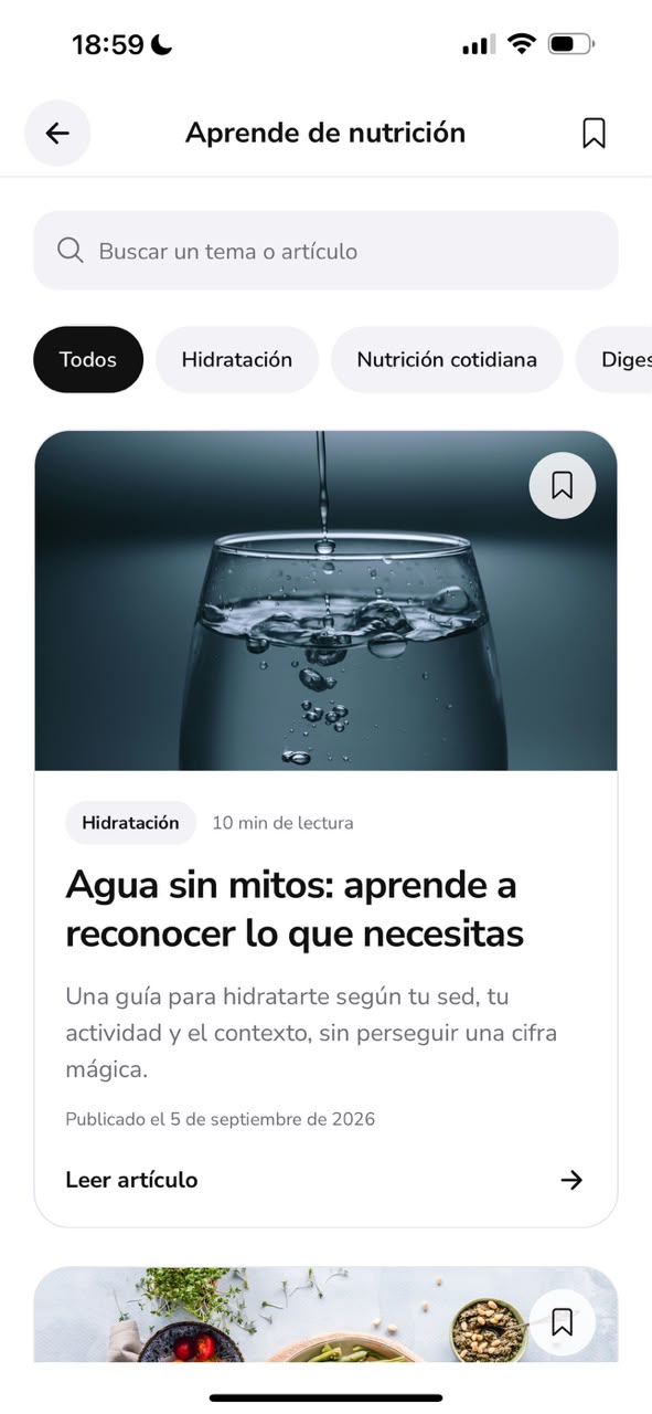 Aprende de nutrición en Bodia