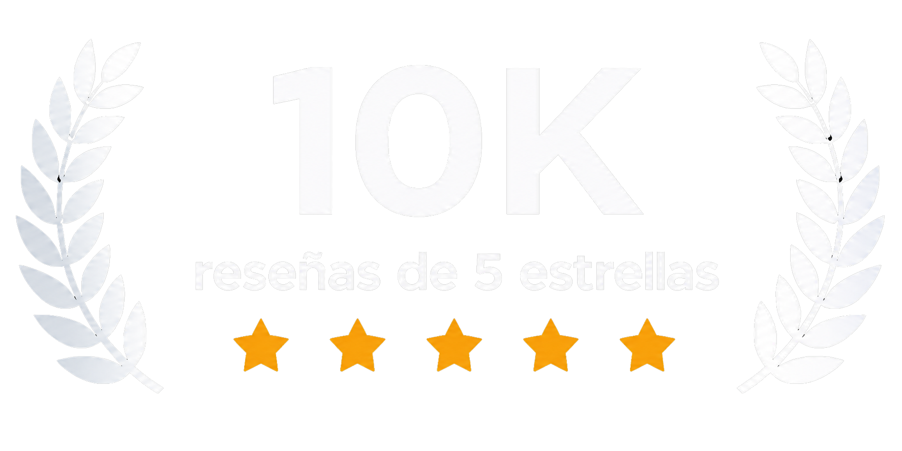 10K reseñas de 5 estrellas